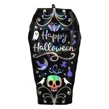 Balónek Fóliový balónek duhový RAKEV dekorace HALLOWEEN