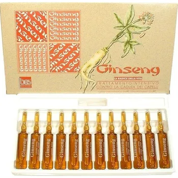 Šampon Bes Ginseng ampule 12x10ml + Zdarma Ginseng šampon 150ml