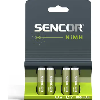 Sencor SBA HR03 4BP AAA NiMH Akumulátor 800mAh