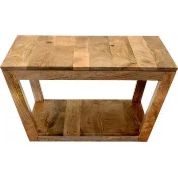 Konferenční stolek Indický nábytek - Konferenční stolek Hina 80x40x80 z mangového dreva Mango natural