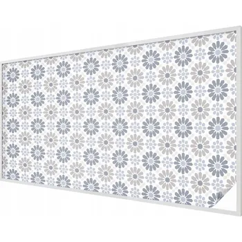 Okenní dekorace Zatemňovací mléčná Fólie na okno s dekorem květinové mozaiky 200x116 cm