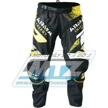 Moto kalhoty Kalhoty motokros PROGRIP 6012 ARMA Black - černé - velikost 34 PG6012-AR2-34