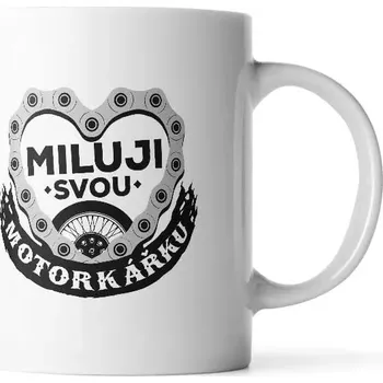 Sablio Hrnek Miluji svou motorkářku - 200 ml - espresso
