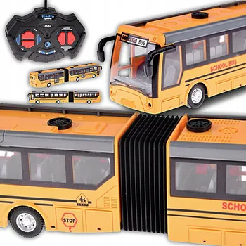 RC model auta ŠKOLNÍ AUTOBUS MĚSTSKÝ KLOUBOVÝ NA DÁLKOVÉ OVLÁDÁNÍ RC HRAČKA