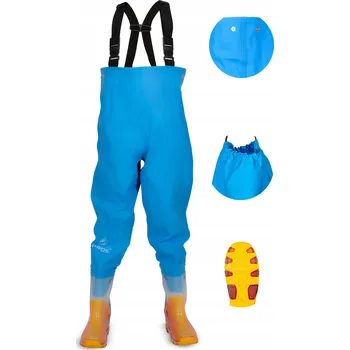 Pracovní obuv Brodící kalhoty Pros SB06 Duck Waders vel. 35 modré