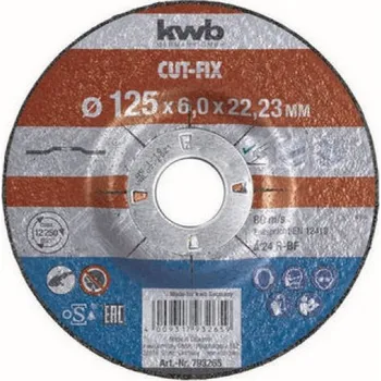 Řezný kotouč KWB brusný kotouč na kov 125x6x22,23 49793265