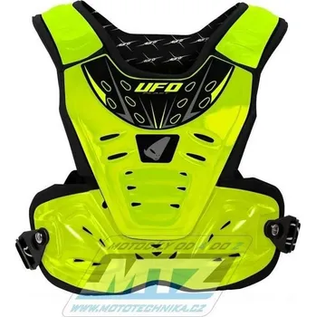 Motocyklový chránič Nárameníky (chránič hrudi) Ufo Reactor dětský - žlutý FLUO UF2275-05FL