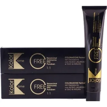 Barva na vlasy 5ks K-Time free barva 100ml + zdarma K-time cestovní lak 100ml