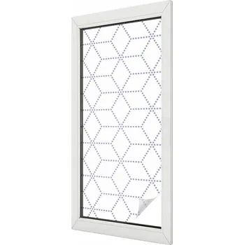 Okenní dekorace Samolepicí okenní Fólie Mléčná dekorativní rostlinná listí 50x116 cm