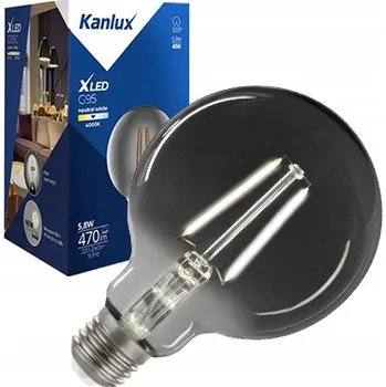Žárovka Dekorativní žárovka Kanlux LED XLED G95 NW 5,8W (ekvivalent 40W)