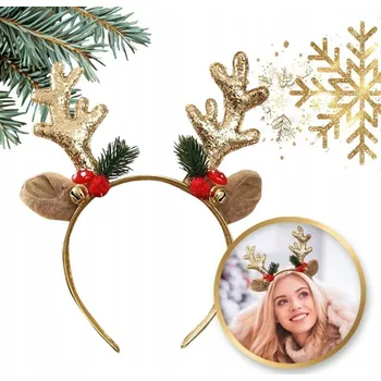 Čelenka Ecarla čelenka do vlasů kočičí uši zlatá