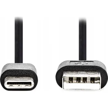 Datový kabel Kabel Nedis USB - USB-C 3 m černý