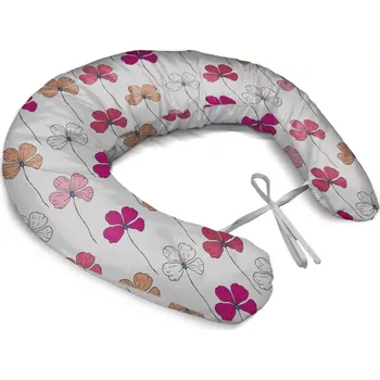 Polštář Sablio Těhotenský polštář Růžové kvítí