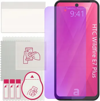 Pouzdro na mobilní telefon Sklo s ochranou proti modrému světlu 9H pro HTC Wildfire E7 Plus