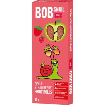 Bonbon Svačinka jablko jahoda bez cukru 30 g BOB SNAIL