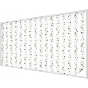 Okenní dekorace Fólie na okna mléčná, samolepicí, dekorativní - Rostlinný motiv 200x116 cm