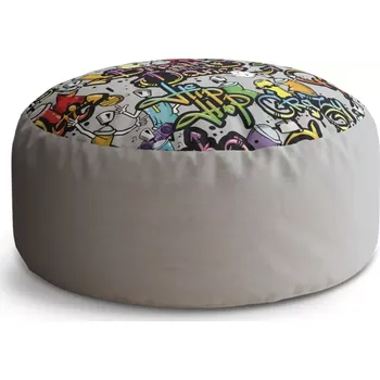 Taburet Sablio Taburet Circle Graffiti: 38x48 cm