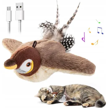 Hračka pro kočku Interaktivní Hračka pro kočky Fun Melodic Pták se zvukovým čipem