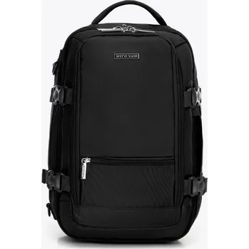 Městský batoh Batoh WITTCHEN 40x20x25 Kabinové zavazadlo Ryanair Wizzair Lot Černý