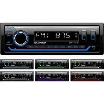 Autorádio BLAUPUNKT BPA1123BT autorádio 1-DIN BT USB AUX MP3 WMA multicolor