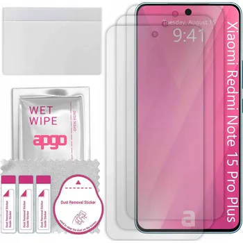 Pouzdro na mobilní telefon 3x Hydrogelová ochranná Fólie pro Xiaomi Redmi Note 15 Pro Plus