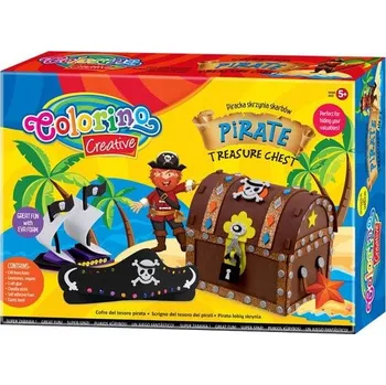 kreativní sada COLORINO Kreativní sada PIRÁTSKÁ TRUHLA S POKLADY