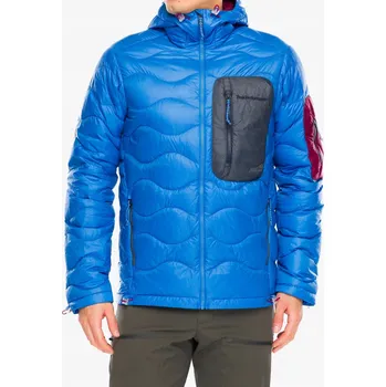 Bunda PEAK PERFORMANCE Helium Utility Down Hood Jacket Pánská modrá S
