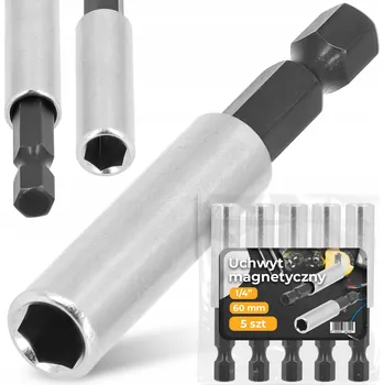 Bit 5x Magnetický držák bitů HEX 1/4" prodloužení adaptér ST R9-T