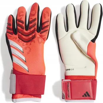 Brankářské rukavice Brankářské rukavice adidas Predator GL COM JH3821 červené, velikost 9,5