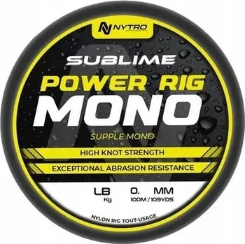 Vlasec Nytro Sublime Power Rig Mono 0,25 mm 100 m