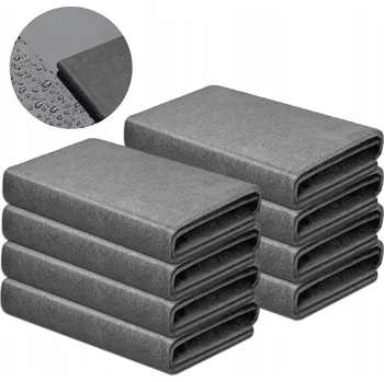 Utěrka UTĚRKY Z MIKROVLÁKNA NA ČIŠTĚNÍ OKEN A ZRCADEL 8 KUSŮ 30X30 CM