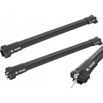 Příčník na automobil Základní střešní nosič tyče AGURI PRESTIGE II BLACK FIAT SEDICI 2006-2014