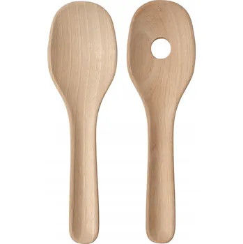 Příbor IKEA SKALLKNEKT Salátové příbory 2 ks 23 cm masivní bříza dřevěná