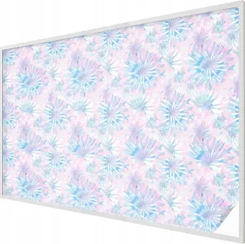 Okenní dekorace Zatemňující Fólie na okno Květinové akvarely 200x146