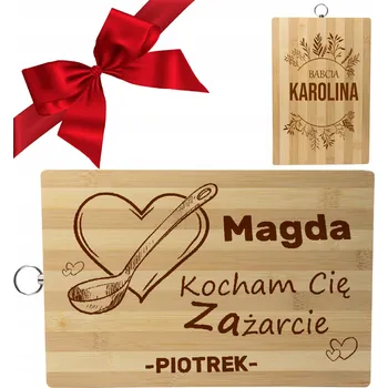 Kuchyňské prkénko KUCHYŇSKÉ PRKÉNKO NA KRÁJENÍ S GRAVÍROVÁNÍM DÁREK PRO BABIČKU DĚDEČKA MAMINKU TATÍNKA