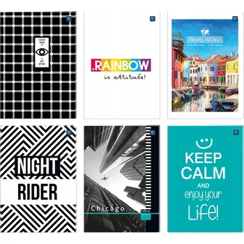 Sešit Linkovaný sešit Interdruk A4, 96 listů