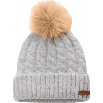 Čepice Columbia zimní čepice beanie bílá, univerzální velikost