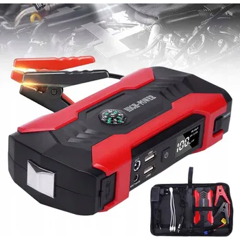 Startovací zdroj STARTOVACÍ BOOSTER POWERBANKA SILNÁ SVÍTILNA KLADÍVKO SADA 20000 mAh