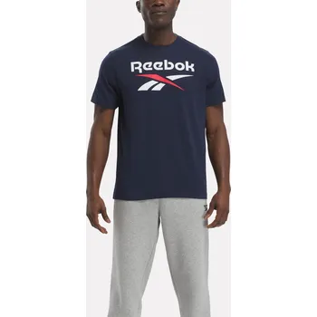 Pánské tričko REEBOK Pánské fitness tričko XL MODRÁ