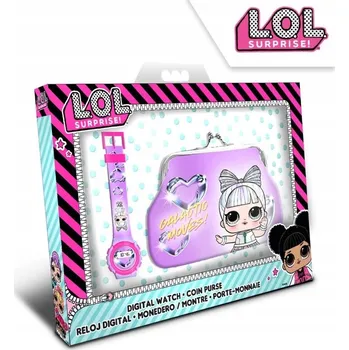 Hodinky Sada s digitálními hodinkami a peněženkou LOL