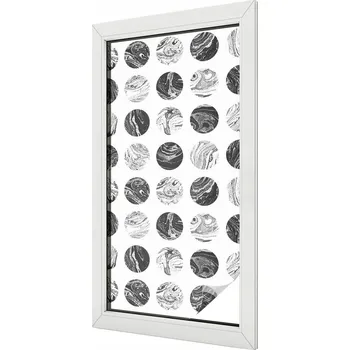 Okenní dekorace Hotová mléčná Fólie 100 x 50 cm