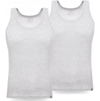 Pánské oblečení Moraj pánské tílko boxer střihu kulatý výstřih na ramínka vícebarevné velikost L