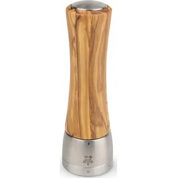 Kuchyňský mlýnek Elektrický mlýnek Peugeot dřevěný béžový, šedý