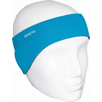 Čepice AGAMA Oboustranná neoprenová čelenka na plavání 54 cm MODRÁ|RŮŽOVÁ