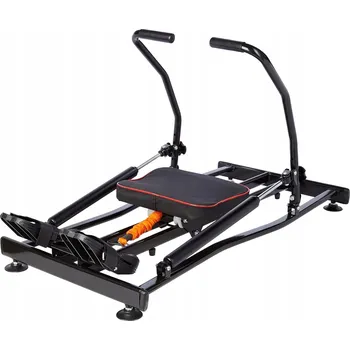 Veslovací trenažér DOMÁCÍ HYDRAULICKÝ VESLOVACÍ TRENAŽÉR S LCD REGULACÍ ODPORU TRÉNINK CELÉHO TĚLA