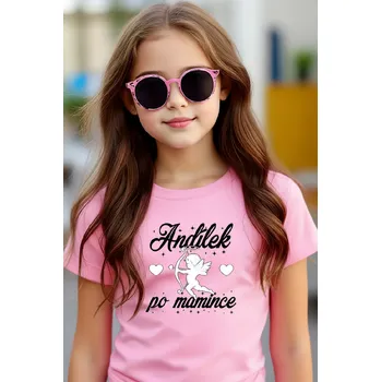 Dívčí tričko STRIKER Dětské tričko Andílek po mamince Dětská velikost: 10 let