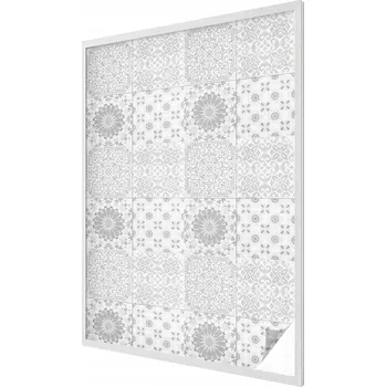 Okenní dekorace Dekorativní Fólie mléčná fólie Samolepicí Klasická elegance 100x146