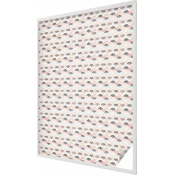 Okenní dekorace Fólie Samolepicí Okenní Mléčná Mražená Dýha Vzor Vějíře 100x146