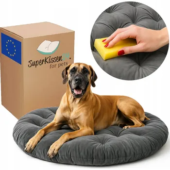 Pelíšek pro psa Superkissen24 pelíšek pro psa šedý 130 cm x 130 cm