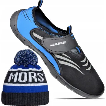 Pracovní obuv SADA PRO OTUŽOVÁNÍ: NEOPRENOVÉ BOTY, ČEPICE S NÁPISEM MORS DÁREK 43